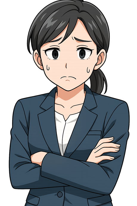 悩んでいる女性